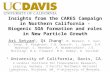 Insights from the CARES Campaign in Northern California - Biogenic SOA formation and roles in New Particle Growth Ari Setyan 1, Qi Zhang 1, M. Merkel 2,