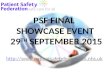 PSF FINAL SHOWCASE EVENT 29 TH SEPTEMBER 2015 .