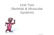 Unit Two Skeletal & Muscular Systems Lisa Michelek.