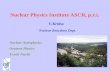 Nuclear Physics Institute ASCR, p.r.i. V.Kroha Nuclear Reactions Dept. -Nuclear Astrophysics -Neutron Physics -Exotic Nuclei.