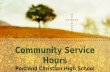 Community Service Hours Portland Christian High School.