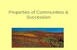 Properties of Communities & Succession. Communities & Species Diversity Remember… a community is a group of populations living together is a defined area.