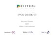 BYOD 22/04/13 Jeremy Crame CEO Hitec Laboratories.