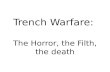 Trench Warfare: The Horror, the Filth, the death.