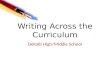 Writing Across the Curriculum DeKalb High/Middle School.