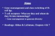 Aims Gene rearrangement and class switching of B- cell Igs. T cell receptors- What are they and where do they fit into immunology? –Gene rearrangement.