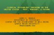 CLINICAL PSYCHOLOGY TRAINING IN THE UNITED STATES : PAST, PRESENT, & FUTURE CLINICAL PSYCHOLOGY TRAINING IN THE UNITED STATES : PAST, PRESENT, & FUTURE.