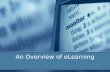 An Overview of eLearning. What is eLearning blended stand-alone electronically delivered electronically delivered interactive digital web-based.