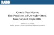 One Is Too Many: The Problem of Un-submitted, Unanalyzed Rape Kits Rebecca O’Connor Rape, Abuse & Incest National Network (RAINN)