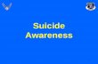 1 Suicide Awareness. 2 Overview  The AF and Suicide Prevention  Suicide Trend  AF Study Findings  Knowledge and Beliefs  Warning Signs  Common Characteristics.