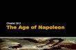 Chapter 18.3.  18.3  Pgs. 563-569  Topic: Age of Napoleon  Essential Question:  Discuss how and why nationalism spread as a result of the French.