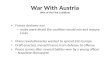 War With Austria (War of the First Coalition) France declares war – mobs were afraid the coalition would win and restore Louis Many revolutionaries wanted.