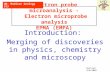 Electron probe microanalysis - Electron microprobe analysis EPMA (EMPA) Introduction: Merging of discoveries in physics, chemistry and microscopy Revised.