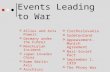 Events Leading to War Allies and Axis Powers Germany under the Fuhrer Manchurian Incident Japan invades China Rome Berlin Axis Anschluss Czechoslovakia.