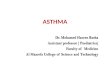 ASTHMA. Asthma definition: “Asthma is a chronic inflammatory disorder associated with variable airflow obstruction and bronchial hyper responsiveness.