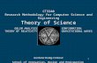1 CT3340 Research Methodology for Computer Science and Engineering Theory of Science GOLEM ANALYSIS OF SCIENTIFIC CONFIRMATION: THEORY OF RELATIVITY, COLD.