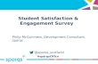 @sparqs_scotland #sparqsCRTcn Student Satisfaction & Engagement Survey Philip McGuinness, Development Consultant, sparqs.