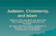 Judaism, Christianity, and Islam SS6G11 The student will describe the cultural characteristics of Europe. b. Describe the major religions in Europe; include.