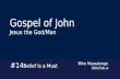 Mike Mazzalongo BibleTalk.tv Gospel of John Jesus the God/Man Belief is a Must #14.