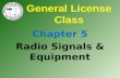General License Class Chapter 5 Radio Signals & Equipment.