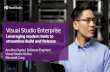 Anubha Gupta | Software Engineer Visual Studio Online Microsoft Corp. Visual Studio Enterprise Leveraging modern tools to streamline Build and Release.