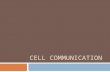 CELL COMMUNICATION. Cell signaling  The mechanisms by which cells communicate with each other  Absolutely essential in multicellular organisms  Can.