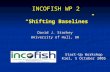 INCOFISH WP 2 David J. Starkey University of Hull, UK “Shifting Baselines” “Shifting Baselines” Start-Up Workshop Kiel, 5 October 2005.
