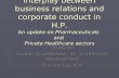 Interplay between business relations and corporate conduct in H.P. An update on Pharmaceuticals and Private Healthcare sectors Study by Gunjan Organisation.