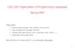 1 CSC 533: Organization of Programming Languages Spring 2007 Data types  primitive types (integer, float, boolean, char, pointer)  heap management, garbage.