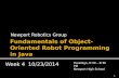 Newport Robotics Group 1 Tuesdays, 6:30 – 8:30 PM Newport High School Week 4 10/23/2014.