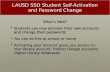 LAUSD SSO Student Self- Activation and Password Change What’s New?  Students can now activate their own accounts and change their passwords  You can.