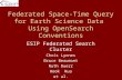 Federated Space-Time Query for Earth Science Data Using OpenSearch Conventions ESIP Federated Search Cluster Chris Lynnes Bruce Beaumont Ruth Duerr Hook.