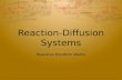 Reaction-Diffusion Systems Reactive Random Walks.