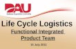 Life Cycle Logistics Functional Integrated Product Team 15 July 2011.