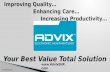 Improving Quality… Enhancing Care… Increasing Productivity… © 2015 Advix Your Best Value Total Solution .