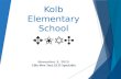 Kolb Elementary School ELAC November 3, 2015 Lilia Woo Tsui, ELD Specialist.