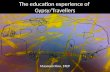 The education experience of Gypsy/Travellers Maureen Finn, STEP.