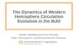 The Dynamics of Western Hemisphere Circulation Evolution in the MJO Naoko Sakaeda and Paul Roundy Dept. Atmospheric and Environmental Sciences.