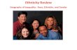 Ethnicity Review Geography of Inequality: Race, Ethnicity, and Gender.