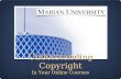 Understanding Copyright In Your Online Courses. Brief Overview of Copyright in K-12 Classrooms (eTech Ohio, 2011)