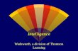Intelligence Wadsworth, a division of Thomson Learning.