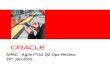 APAC - Agile FY10 Q2 Ops Review 26 th Jan 2010. CONFIDENTIAL – ORACLE HIGHLY RESTRICTED2 Agenda FY10 Q2 Highlights FY10 H2 Highlights H2 Pipe Q3 Budget.