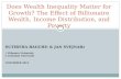 SUTIRTHA BAGCHI† & JAN SVEJNAR‡ † Villanova University ‡ Columbia University NOVEMBER 2015 Does Wealth Inequality Matter for Growth? The Effect of Billionaire.