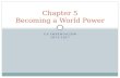 US IMPERIALISM 1872-1917 Chapter 5 Becoming a World Power.
