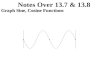 Notes Over 13.7 & 13.8 Graph Sine, Cosine Functions.