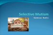 Vanessa Roets. Which Disability Category? Selective mutism is a communication disorder that is generally categorized under Other Health Impairment (OHI),