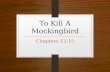 To Kill A Mockingbird Chapters 12-15. Chapter 12 Letter from Dill and The Negro Community.
