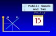MBMC Public Goods and Tax Policy. MBMC Copyright c 2004 by The McGraw-Hill Companies, Inc. All rights reserved. Chapter 15: Public Goods and Tax Policy.