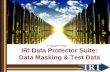IRI Data Protector Suite: Data Masking & Test Data 1 st Quarter 2015 Title Page.