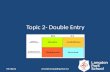 Topic 2- Double Entry Mr. BarryA-Level Accounting Year 12.